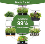 Gourmet Herb Seed Pod Kit for AeroGarden, idoo, Ahopegarden, MUFGA Hydroponics Garden with Basil, Parsley, Thyme, Mint, Cilantro, Dill, Oregano - Compatible with All Hydroponics (7-Pod)