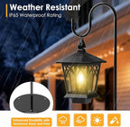 58" Outdoor Floor Lamp, Brighter Outdoor Lamps for Patio, Auto On/Off Solar Lamps Outdoor Waterproof for Garden, Courtyard, and Pool Decorative Lighting