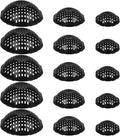 15 Pcs Ppherical Flower Pot Mesh Pad, Planter Inserts Bottom Grid for Large Pots, 3 Size Plant Pot Fillers Drain Hole Plugs Prevent Soil Leakage
