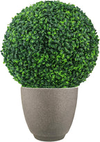 Sunnyglade 2 PCS 19.7 inch 4 Layers Artificial Plant Topiary Ball Faux Boxwood Decorative Balls for Backyard, Balcony,Garden, Wedding and Home Décor (19.7 inch)
