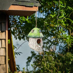 Yinns Bird House for Outside, Birdhouses for Outdoors Nesting, Decorative Resin Bird Houses for Yard Garden Decor, Water Proof