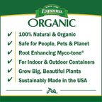 Espoma Organic Cactus Potting Soil Mix, Natural & Organic Soil for Cactus, Succulent, Palm, and Citrus Grown in containers Both Indoors and Outdoors, 4 qt, Pack of 2