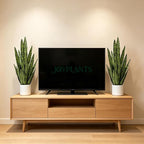Fake Snake Plant, 35" Artificial Potted Plant with White Pot, Realistic Faux Plant for Home Decor, Low Maintenance No Watering Needed for Desk Corner Office & Pet Areas (Green 35in)