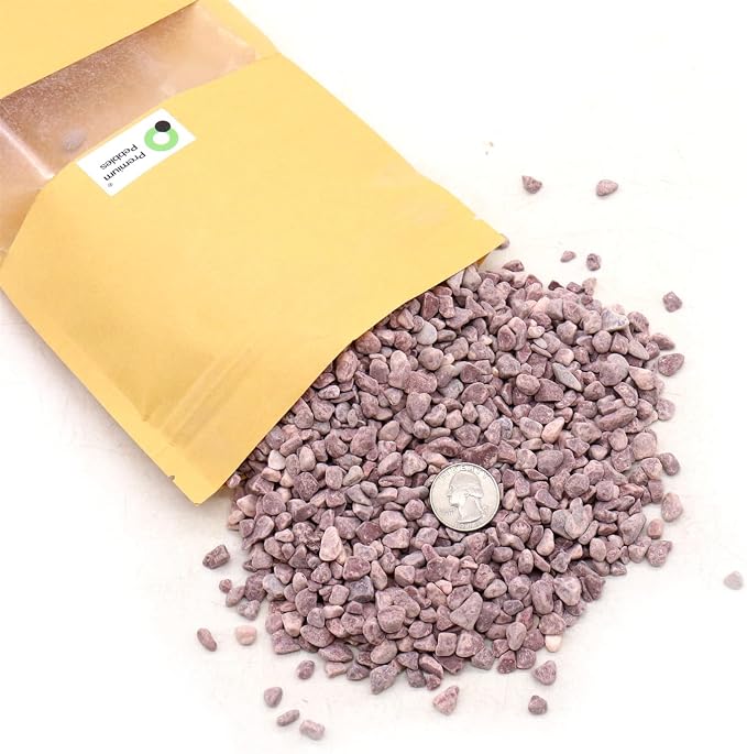 Rocks for Plants.Red Color Decorative Pebbles. 1/5 Inch 2 lbs. for Garden, Landscaping, Indoor, Vase fillers, Crafting, Succulents, pots, Plants (Mini, RED, 2)