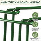 LEOBRO Plant Support, 8 PCS Peony Cages and Supports, Metal Plant Stakes, Plant Supports for Indoor Plants, Outdoor Plants, Monstera Hydrangea Support Cage, 10" W x 24" H