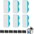 Cat Water Fountain Filter for 108oz/3.2L Wireless Cat Water Fountain,Battery Operated Stainless Steel Pet Fountain(6 Filter + 6 Sponge)