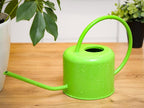 Plexon Long Spout Watering Can Indoor Plants, 40 oz Small Watering Can Pot Metal for Garden Flowers House Plants Mini, Powder Coated, for Mom Girlfriend Daughter, Green