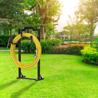 Skycarper Garden Hose Reel Holder Water Hose Hanger Organizer Stand,Black