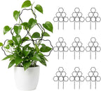 ZOUTOG 9 Pack Trellis for Climbing Plants Outdoor 15 Inch,Rustproof Metal Garden Trellis for Potted Plants,Sturdy Houseplant Support Indoor Outdoor for Ivy Pothos Monstera Hoya Flower Vine (Flower)