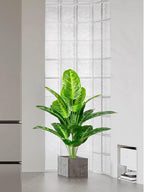 Artificial Plant in Pot Fake Tree Trunks Leaves Faux Potted for Indoor Outdoor Modern Decoration Home Office Living Room Bedroom Balcony Housewarming Gift (80cm Tropical Bird of Paradise)