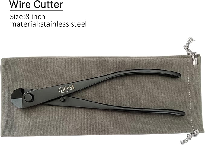 vouiu 8inch Wire Cutter Bonsai Tools Black