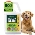 ECO LIVING SOLUTIONS Mulch Glue for Landscaping - Rock & Gravel Binder | Spray Glue for Paver Sealer | Landscape Glue for Mulch & Pebbles | Pet Safe & Plant Safe - 1 Gallon