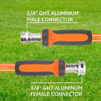 Fevone Water Hose 35 ft, Flexible Garden Hose, No Kinking Water Hose, Drinking Water Safe Hose, 5/8 Inner Diameter Hose, 3/4 Aluminum Fittings with Swivel Handles