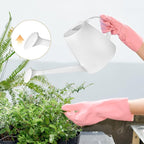Watering Can - for Indoor and Outdoor House Plant Garden - with Long Spout - 1/2 Gallon - White