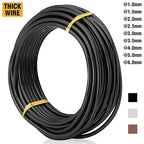 Bronze-1.5mm/16gauge-Anodized Aluminum Bonsai Training Wire 250g Large Roll,Many Size to Choose,KSVZS Bendable Metal Wire for Crafts,Sculpting,Armature and Daily Use,Necessities for Family