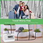 49FT Automatic Plant Watering System–HEKIWAY 390 Adjustable Watering Modes, Supports 15-36 Pots | Indoor Garden System & Vacation Plant Watering Devices, Auto Watering for Plants Outdoor