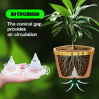 40Pcs Cone Flower Pot Hole Mesh Pad, Upgraded Planter Bottom Grid Mat Mesh Hole Screens for Keeping Soil from Flowing- Breathable Gasket-Drainage Netting for Bonsai (40)