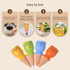 4 PCS Plant Watering Devices, Terracotta Watering Spikes Self Watering Planter Insert Plant Watering Globes for Indoor Outdoor Plants Automatic Vacation Plant Waterer with Slow Release Watering System
