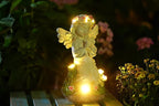 Pohabery Angel Garden Decor Statue Solar Angel Decorations for Yard Outdoor Decorations for Patio Gift for Mom