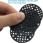 150 Pcs 45mm Plant Pot Mesh Hole Covers Pads, Flower Pot Hole Mesh Pads Plastic Bottom Grid Mat Round Meshs Screen Pot Bottom Gasket Bonsai Drainage Screen