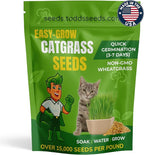 Todd's Seeds Cat Grass Seeds (1 Lb Bulk) | Premium Wheatgrass for Indoor Cats | Fast Growing Pet Grass in 5 Days | Non-GMO, Chemical Free, Hairball & Digestive Aid