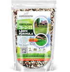 Gardenwise TurboGreen: Premium Lawn Fertilizer with Iron - Advanced Nitrogen & Iron-Rich Formula for Lush Growth | Eco-Friendly Grass Fertilizer for Spring & All Seasons | Slow-Release (20 QUARTS)