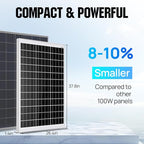 ECO-WORTHY Solar Well Pump Kit - 100W Solar Panel with 12V Deep Well Water Pump for Off-grid Living or Irrigation, Farm & Ranch-DELIVERY IN 2 PARCELS One