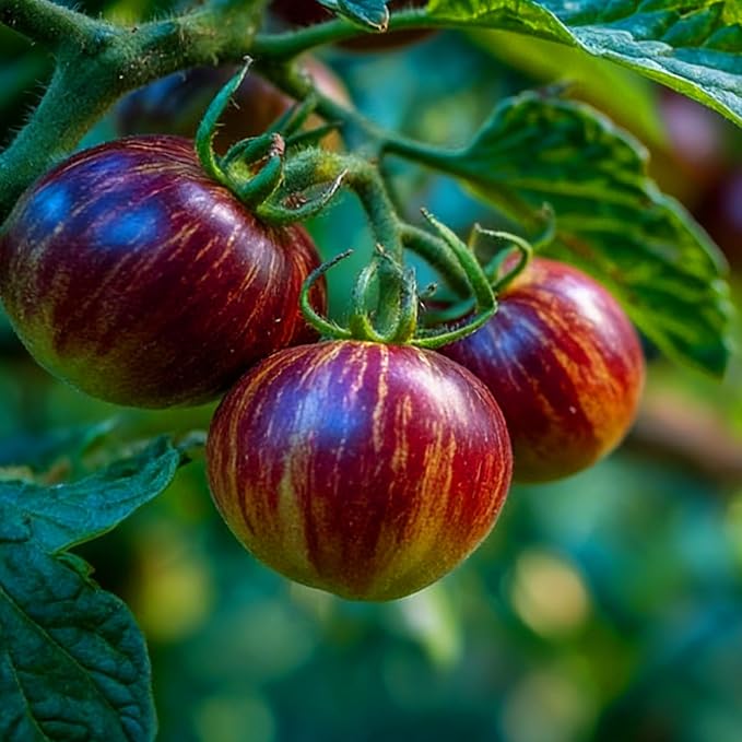 Dwarf Cherokee Tomato Seeds for Planting, 280+pcs Organic Tomato Vegetable Seeds Plants, Non-GMO Heirloom Vegetables Plants Fresh Food Home Garden for Outdoors Indoors