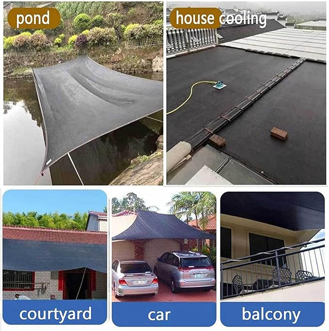 Sunshade Canopy for Garden Pergola Shade Cover 3X4m Breathable Mesh Shade Sail, Privacy Netting Outdoor Shade Shade Netting for Plants, Greenhouses, Patios,black-3x4m