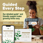 HOME GROWN Gift Herb Kit – 8 Herb Seeds Set with Basil, Cilantro, Mint & More, Complete Indoor Grow Kit for Kitchen, Gardening Gifts for Women & Men, Ideal for Cooking & Home Décor