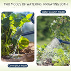 2.8L Watering Can for Indoor Plants, Garden Watering Cans for Outdoor Plant House Flower, Modern Plant Watering Can Large Long Spout with Sprinkler Head