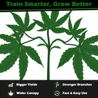 40 Pack LST Plant Training Clips – Durable & Reusable Stem Support for Low-Stress Training – Fits All Growth Stages