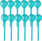 Plant Self Watering Globes, Large 12pcs Flower Automatic Watering Bulbs, Plastic Plant Flower Self Watering Devices, Garden Self Watering Planter Insert for Daily Vocation Watering, Forgetful Gardener
