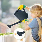 Watering Can - for Indoor and Outdoor House Plant Garden - with Long Spout - 1/2 Gallon - Grey