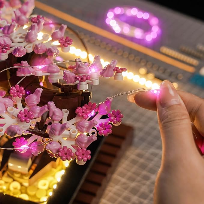 LED Lighting Compatible with LEGO Bonsai Tree 10281 - JUST Lights, Light Kit Compatible with LEGO 10281, Giving Light to Model, NOT Included The Model Set（Customized Version）
