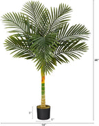 Nearly Natural 4ft. Golden Cane Artificial Palm Tree