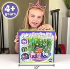 Bloonsy Unicorn Fairy Garden Kit | Light Up Terrarium Kit | STEM Toys | Arts and Crafts for Girls Age 4-12 | Science Presents
