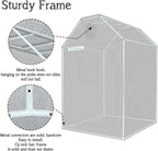 zazzy Grow Tent 48"x48"x72" Roof Cube Plant Grow Tents with Observation Window and Removable Floor Tray for Indoor Plant Growing Seedling 4x4