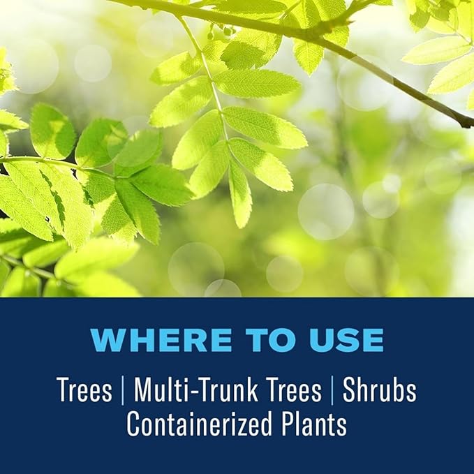 BioAdvanced 12 Month Tree & Shrub Protect and Feed Concentrate - Mix & Pour - Insect Control and Plant Food - Up to 12 Months Protection - 1 gal Bottle