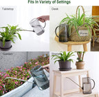 Watering Can Indoor, Small Watering Cans for House Plants, Succulents and Flowers, Long Spout, 1 Liter, with Bonus Plant Mister Spray Bottle