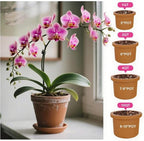 Orchid Potting Mix with Orchid Bark 10QT - New Upgraded Formula for Superior Drainage & Breathability | Premium Soil for Healthy Roots