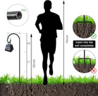 FEED GARDEN Adjustable 32 Inch Shepherd Hooks Thick Rust Resistant Steel Shepard Hooks for Outdoor Hanging Lanterns, Bird Feeders, Solar Lights, Weddings Decor 4 Pack