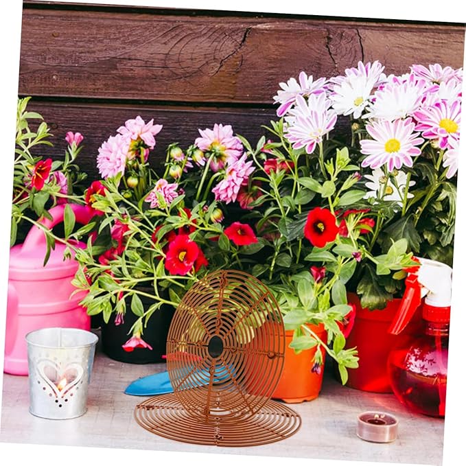 BESPORTBLE 6pcs Hollow Design Flower Cover Soil Protectors Flower Pot Covers for Plants Pet Deterrent Boy Girl Safe Wide Applicability Simple Installation