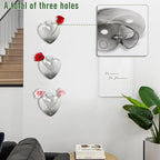 Wall Hanging Planter Propagation Station for Indoor Plants Glass Vase Air Plant Holder for Bathroom Living Room