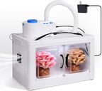 Indoor Mushroom Growing Kit Mushroom Cultivation Equipment Includes Humidity Control, Air Circulation Fans and Mushroom Grow Box