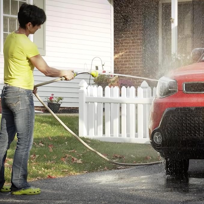 15" Watering Wand, 8 Spray Patterns, Thumb Control