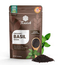 Raslok Basil Seeds (Sabja/Tukmaria) 7 oz | Natural Body Coolant & Fiber-Rich Superfood | Aids Digestion & Hydration | Non-GMO, Vegan, Gluten-Free | Resealable Pack