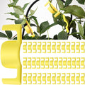 Feekoon 40 Pack Universal LST Plant Training Clips Reusable Low Stress Branch Benders for Enhanced Light Exposure & Airflow – Ideal for Indoor Gardening Cultivation to Bend or Interlock Stems (Yellow)