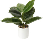 Briful Artificial Potted Plants 13" Green Faux Plants Indoor Small Fake Plant Decor for Home Table Office House Bathroom Shelf Living Room Desk Decoration