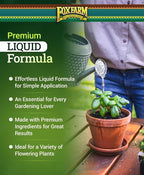 FoxFarm Hydro Liquid Trio Pack - Big Bloom, Grow Big Hydroponic, Tiger Bloom Fertilizers for Plant Growth, Bud Development & Abundant Fruit - Complete Hydroponic Plant Food Set - 3 Gallon Bottles